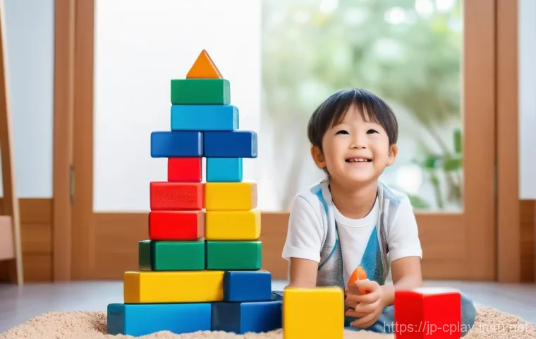 놀이치료와 가족 상담 통합 사례 - **Prompt:** A heartwarming scene of a Japanese child, approximately 7 years old, engaged in play the...